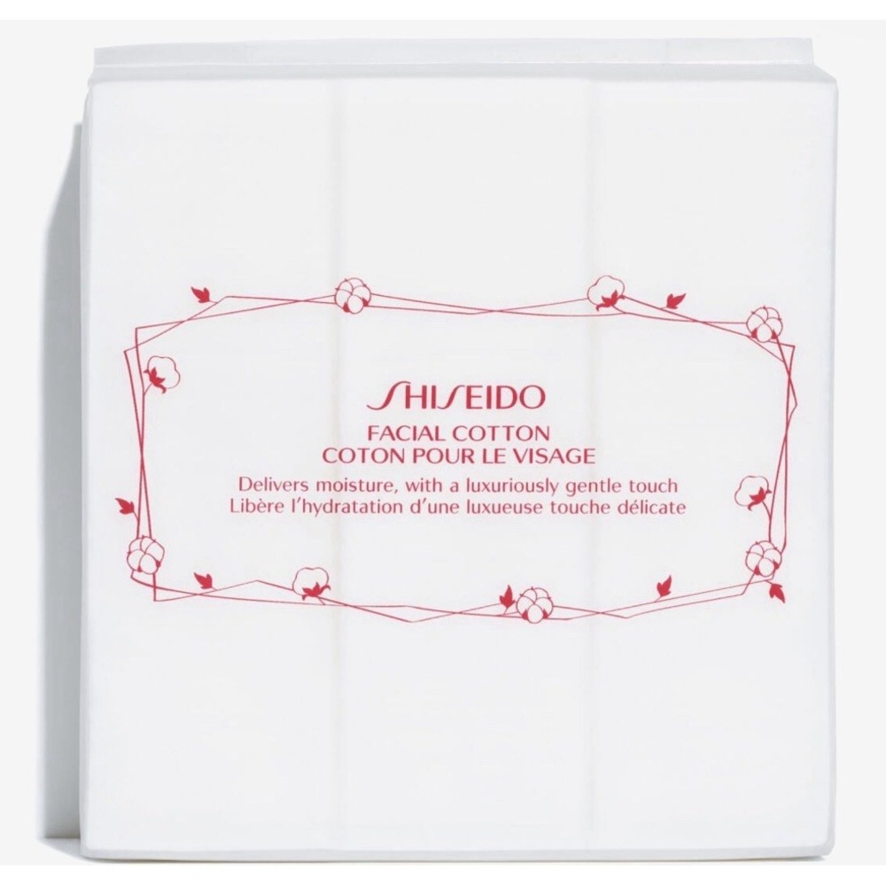 Shiseido Facial Cotton 165 Sheets 100% Cotton Face Pads New Sealed Japan